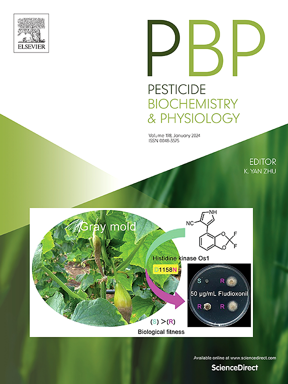 Go to journal home page - Pesticide Biochemistry and Physiology